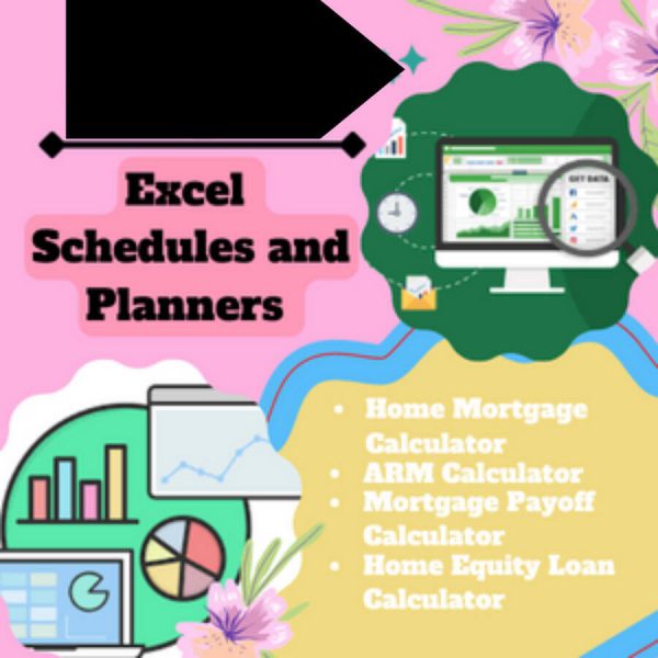 Schedules and Planners EXCEL Templates