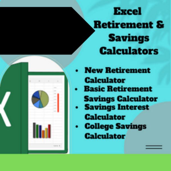 Retirement & Savings Calculator EXCEL Templates