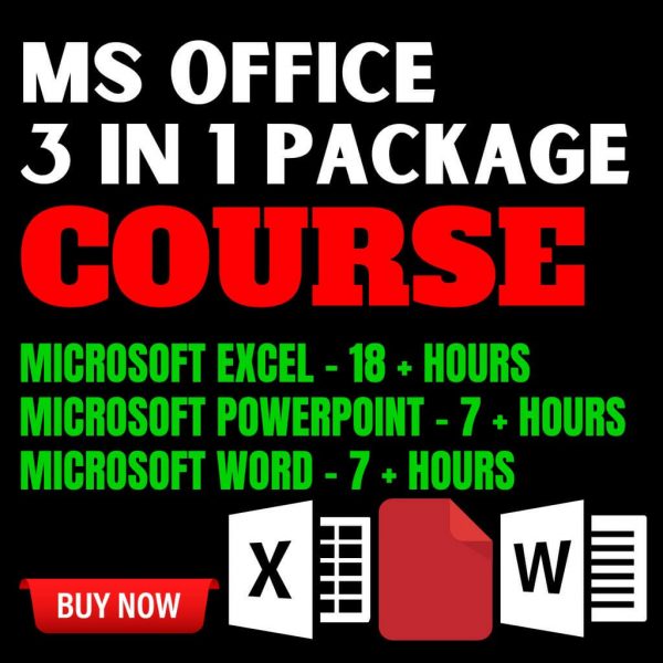 MS Office 3 in 1 Package Course